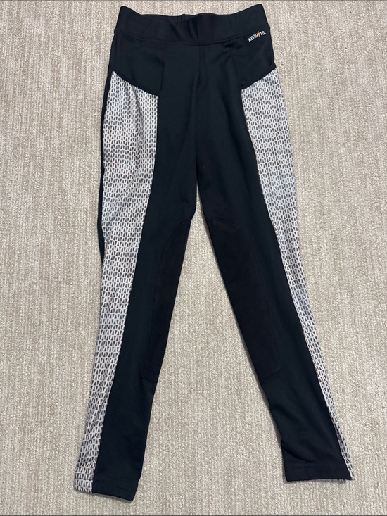Kerrits Pants - Kerrits Woman's S Black Free Style Knee Patch Riding Pants Equestrian Breeches